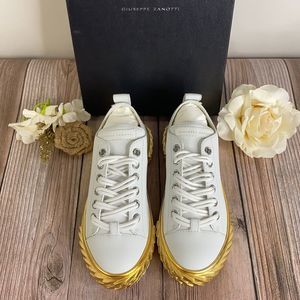 Giuseppe Zanotti White Leather Sneakers